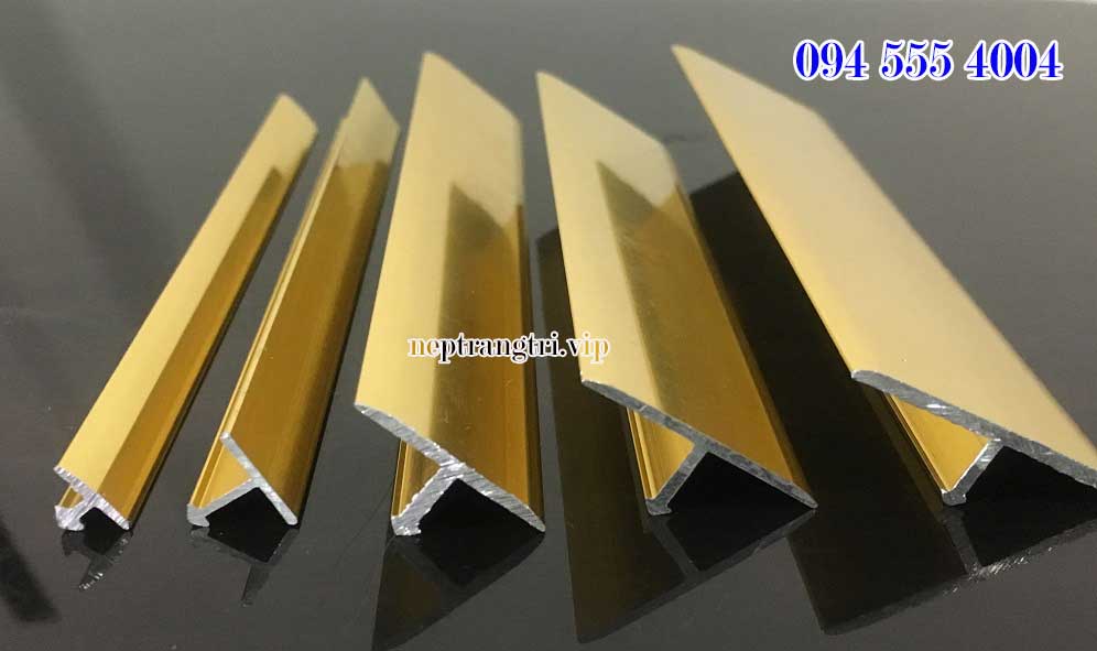 nẹp chỉ nhôm màu đồng