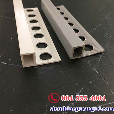 Nẹp nhựa ốp gạch vuông